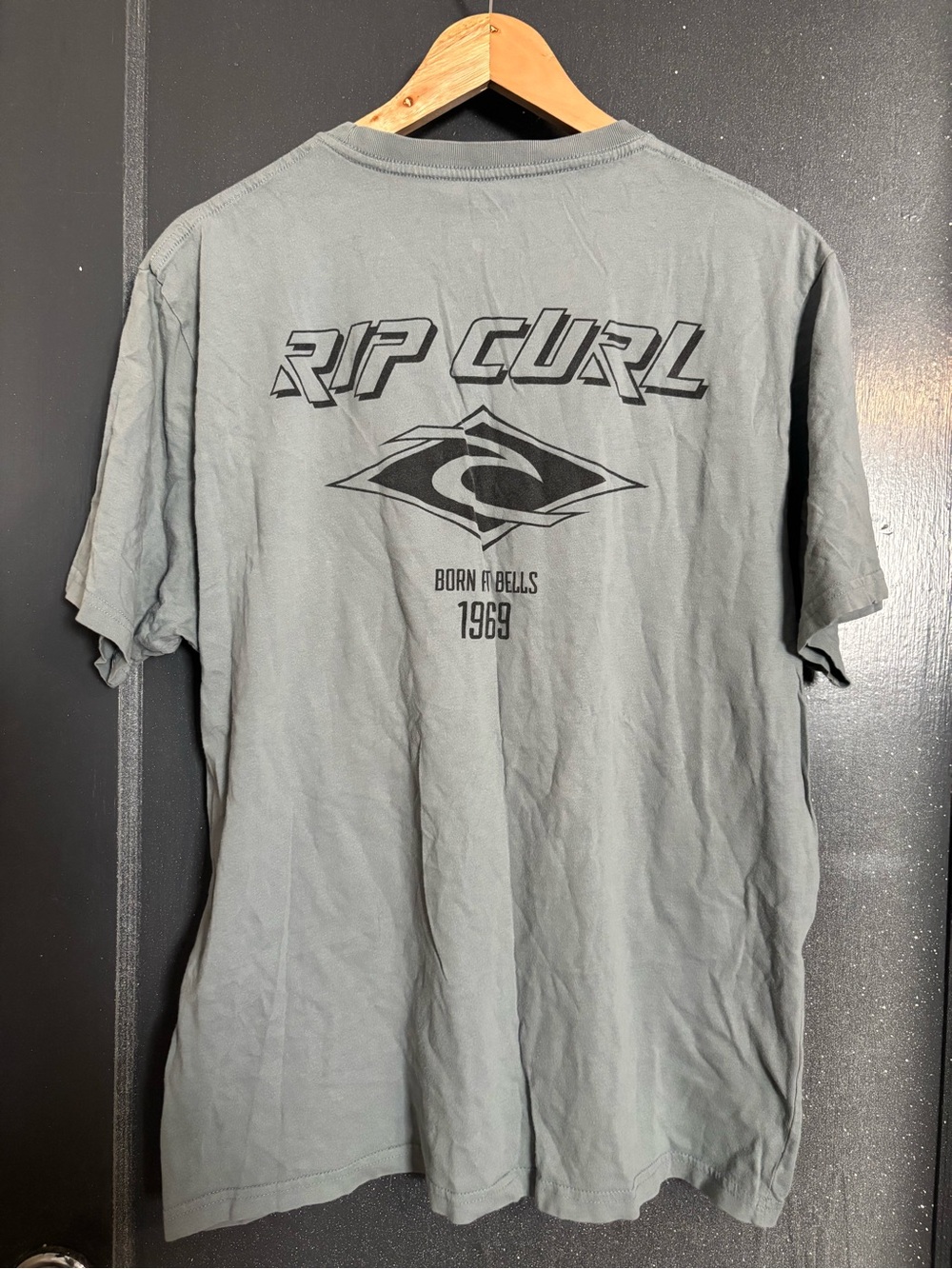 Rip Curl Men’s Short Sleeve Tee - Slate Gray - Picture 3 of 3